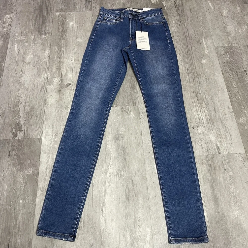 Inwear Jeans Womens Size 26 Blue‎ Skinny Leg Stretchy New Bag7